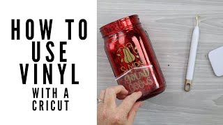 How to Use Adhesive Vinyl on a Cricut [upl. by Rexferd724]