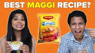 We Tasted Each Others Maggi Recipes  BuzzFeed India [upl. by Loveridge]