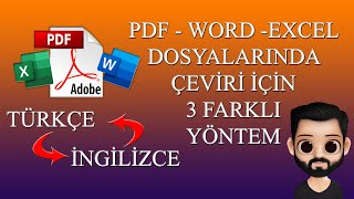 Pdf Dosyalarının Dilini Çevirmek İçin Üç Farklı Yöntem  Ücretsiz İngilizce Türkçe Makale Çevirisi [upl. by Mccullough217]