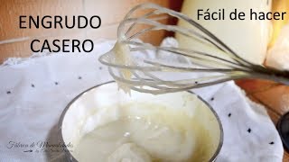 Cómo hacer engrudo casero Mi receta [upl. by Alistair]