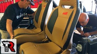 4 Bucket PRP Suspension Seats Review and Install Jeep JK [upl. by Rehpotsirhc]