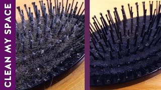 How to Clean Your Hairbrush A Minute to Clean [upl. by Aihseit]