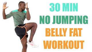 No Jumping Belly Fat Workout 30 Minute Flat Belly Workout [upl. by Led432]