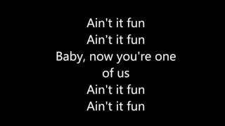 Aint It Fun Paramore LYRICS [upl. by Nirehs]