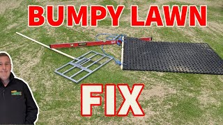 AN EASY WAY to LEVEL YOUR LAWN with everything you need to get it right [upl. by Airyt299]