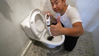 How to clear a clogged toilet [upl. by Fusuy]