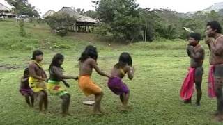 Panama  Embera Children Dance [upl. by Onurb414]