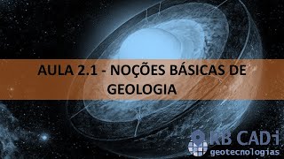 Aula 21  Noções Básicas de Geologia [upl. by Blodget]