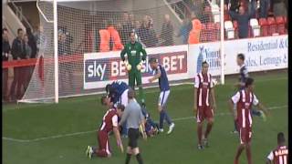 Ian Hendersons goal v Cheltenham Town 191013 [upl. by Rasmussen]