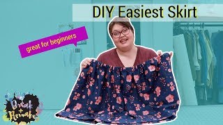 Easiest Skirt Ever  for the complete beginner [upl. by Baggott988]