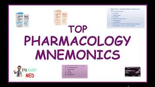 Best Pharmacology Mnemonics [upl. by Letha]