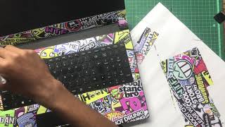 Make your boring laptop look Fabulous  JUST WRAP 2 [upl. by Aehtrod]