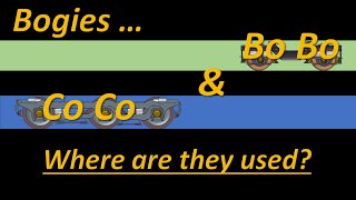 What are locomotive bogie types Bo’Bo’ and Co’Co’ classified by UIC and where are they used [upl. by Papageno305]