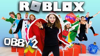 Winter OBBY  Roblox In Real Life [upl. by Yeslek]