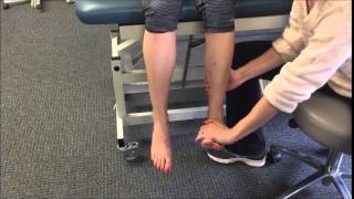 MMT  Ankle Dorsiflexion and Subtalar Inversion [upl. by Nnairret]