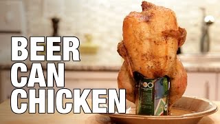 Beer Can Chicken Oven Baked  The Hungry Bachelor [upl. by Thin]