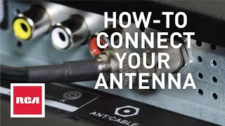 How To Connect Your Antenna to Your TV [upl. by Lucchesi]