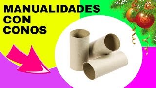 Manualidades con Conos de Papel Higiénico [upl. by Clift]