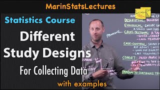 Study Designs Crosssectional Casecontrol Cohort  Statistics Tutorial  MarinStatsLectures [upl. by Gennifer]