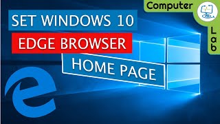 How To  Change Windows 10 web browsers home page [upl. by Ynohtnakram257]