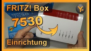 AVM FRITZ Box 7530 DSLZugang verkabeln amp einrichten [upl. by Coit]