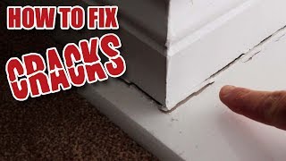 How to properly FILL CRACKS around Window Sills [upl. by Airak]