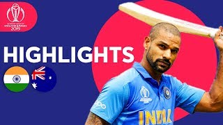 Dhawan Strikes Super Century  India vs Australia  Match Highlights  ICC Cricket World Cup 2019 [upl. by Eehsar852]