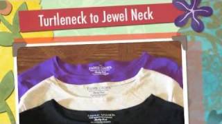 How to Change a Turtleneck into Lower Neckline [upl. by Kiki]