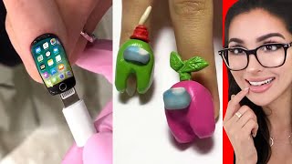 Craziest Nail Art On Another Level [upl. by Anzovin]