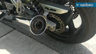 Yamaha XJR 1300 exhaust mod [upl. by Symon805]