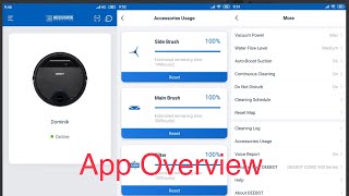 T8  Software app tutorial of Ecovacs Deebot OZMO T8 N8 N8 Pro [upl. by Eniamahs]