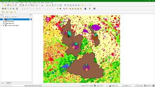 QGIS Raster Analysis Tools for Calculating Class Surface Area [upl. by Aniehs100]