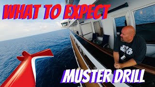 Carnivals New MUSTER DRILL Procedure  Carnival Cruise Lines [upl. by Towland840]