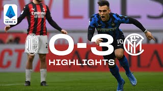 AC MILAN 03 INTER  HIGHLIGHTS  SERIE A 2021  LuLa turns Milano Nerazzurra ✌🏻⚫🔵 [upl. by Nosinned409]