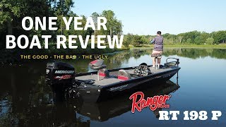 Ranger Aluminum Boats RT 198 P One Year Boat Review [upl. by Sosthina]