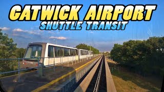 Gatwick Airport Shuttle Transit  North Terminal to South Terminal 4k [upl. by Ancel536]