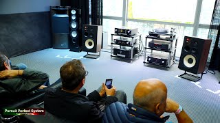 NEW Mark Levinson No5805 JBL L100 Classic HiFi Speakers  Munich High End Show 2019 [upl. by Any64]