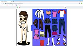 Dress up game in scratch [upl. by Htomit216]