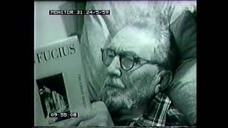 Ezra Pound interview for BBC 1959 [upl. by Anetsirk]