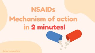 NSAIDs  mechanism of action [upl. by Airtemad855]