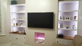 DIY Alcove Shelves and Cabinet [upl. by Giacomo]