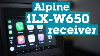 Alpine iLXW650 receiver with Android Auto and CarPlay  Crutchfield [upl. by Souza]