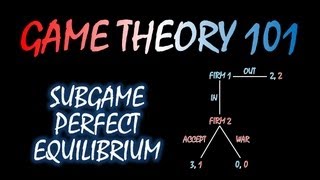 Game Theory 101 16 Subgame Perfect Equilibrium [upl. by Nalak258]