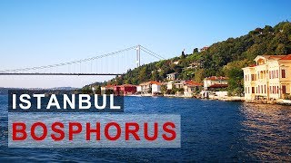 Bosphorus Tour by boat Cruise between Asia and Europe  Istanbul Travel Guide [upl. by Osrock]