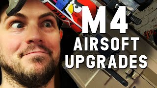 Upgrades YOU should do to your airsoft M4 rifle [upl. by Htebilil311]