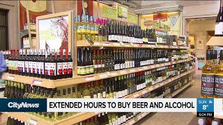 Hours extended at LCBO Beer Store and alcohol retailers [upl. by Sacci997]