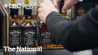 American liquor being pulled from shelves across Canada [upl. by Aivuy]