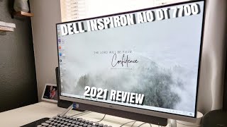 Dell Inspiron AIO DT 7700 Desktop Review 2021 [upl. by Issi]