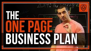 How to Write a One Page Business Plan [upl. by Kalle]