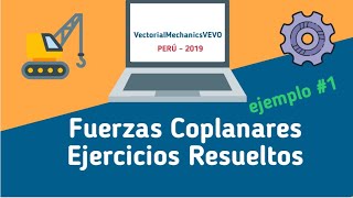 Fuerzas Coplanares Ejercicios Resueltos 2019 [upl. by Stephie]